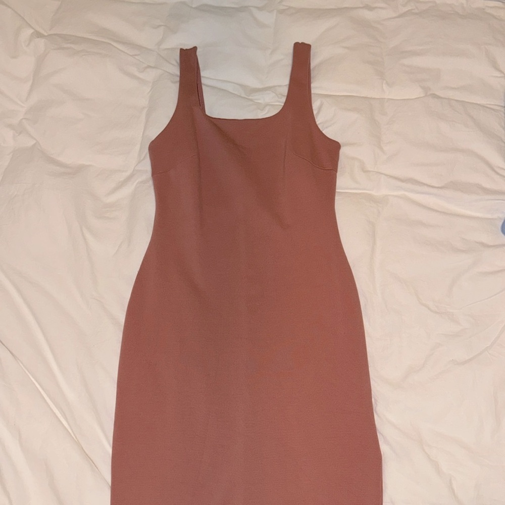 Thick quality pink bodycon dress